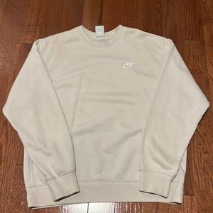 Cream Nike Crewneck